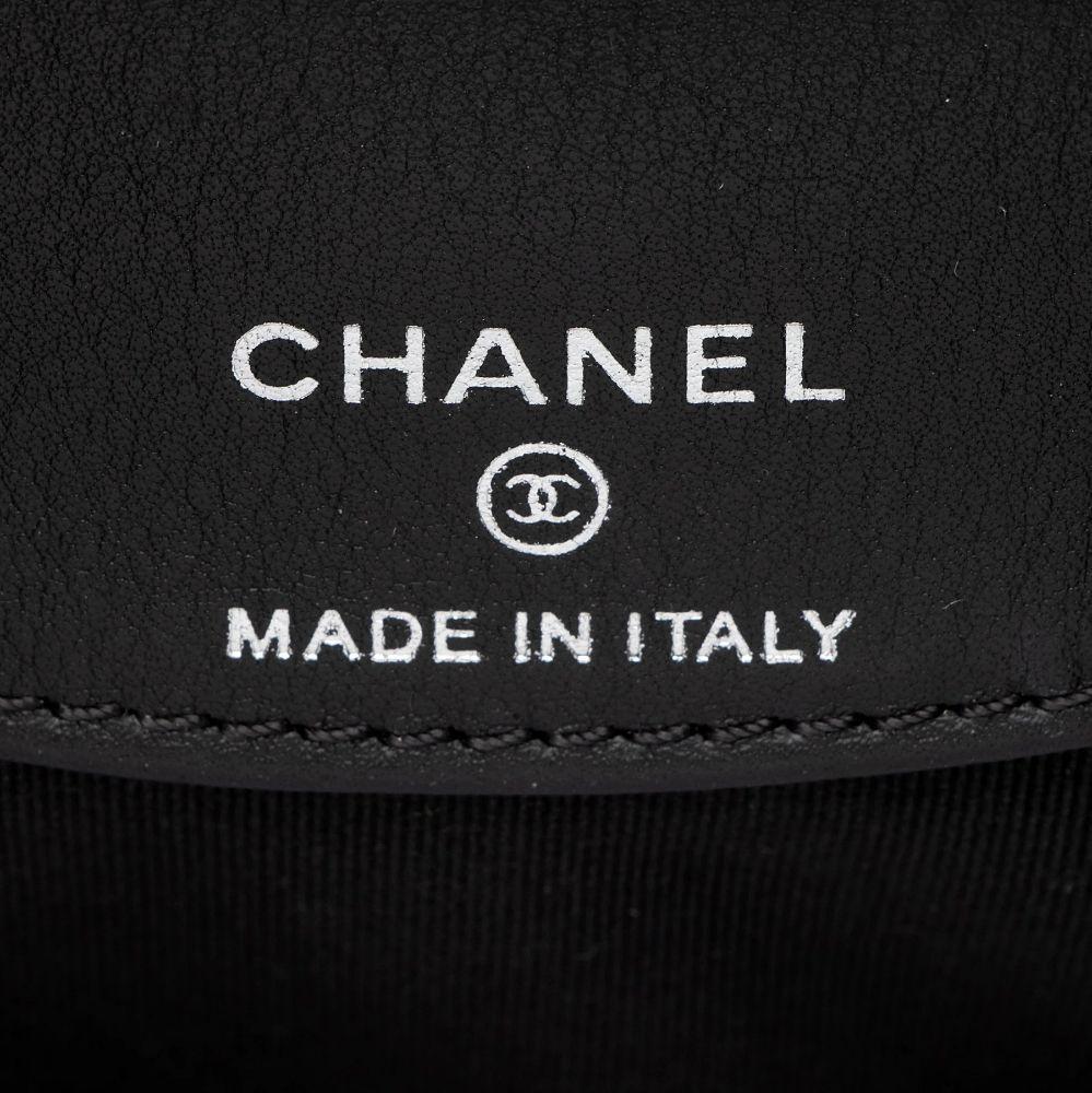 Chanel Lambskin Trunk Shoulder Bag - Lambskin - Black