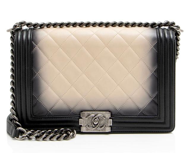Chanel Ombre Lambskin New Medium Boy Bag