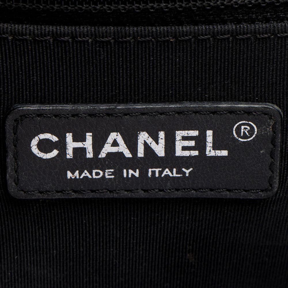 Chanel Ombre Lambskin New Medium Boy Bag - Lambskin - Beige/Black