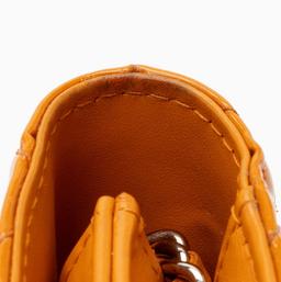 Chanel Patent Leather Classic Wallet on Chain - Leather - Orange