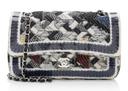 Chanel Tweed Silicone Medium Double Flap Bag