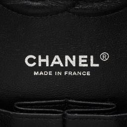 Chanel Tweed Silicone Medium Double Flap Bag - Leather - Blue/White
