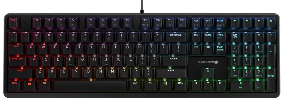 Cherry  G80-3000N RGB Wired Keyboard - Black (MX Silent Red Swith) - Premium