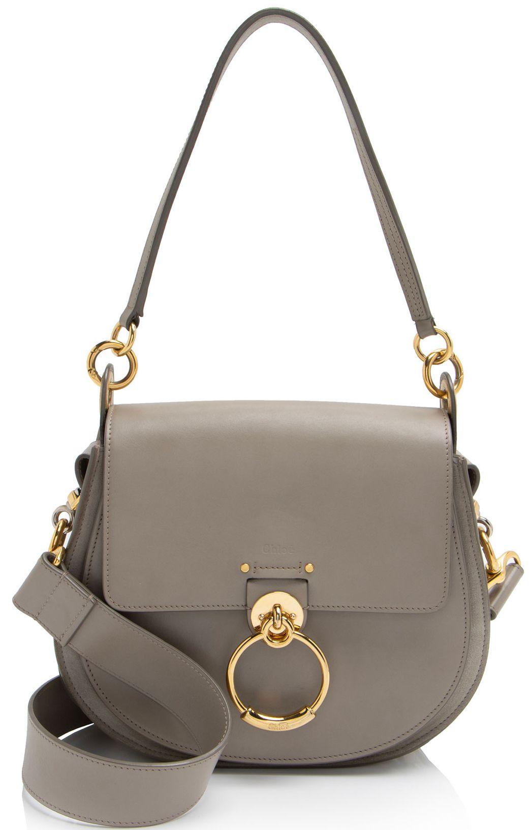 Chloe  Calfskin Tess Small Bag - Brown - Calfskin - Excellent