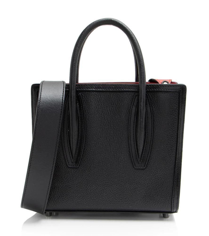 Christian Louboutin Leather Paloma Mini Tote - Leather - Black