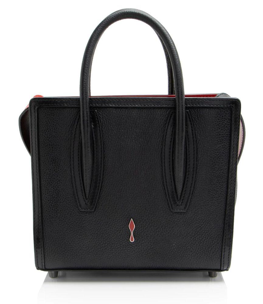 Christian Louboutin Leather Paloma Mini Tote - Leather - Black
