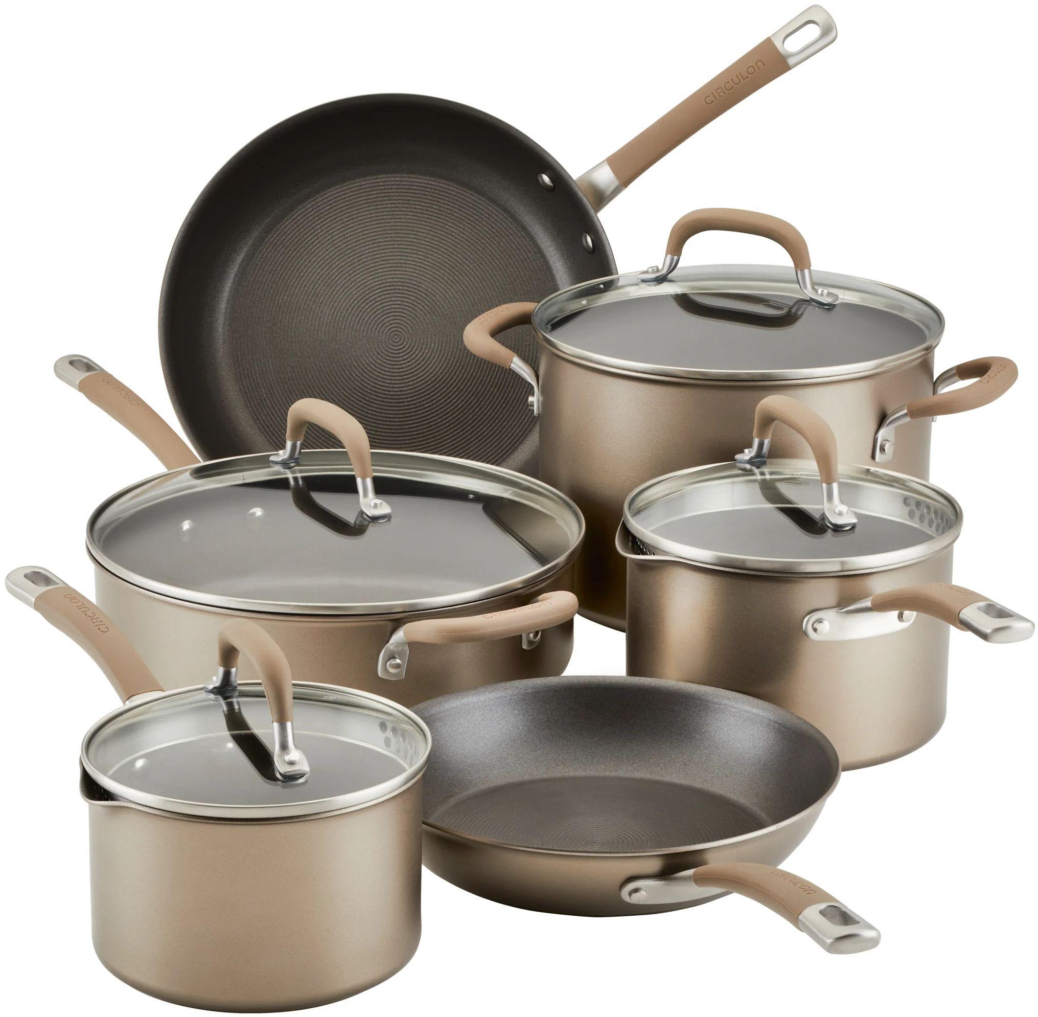 Circulon  Premier Professional 10-Pc Cookware Set - Bronze - Excellent