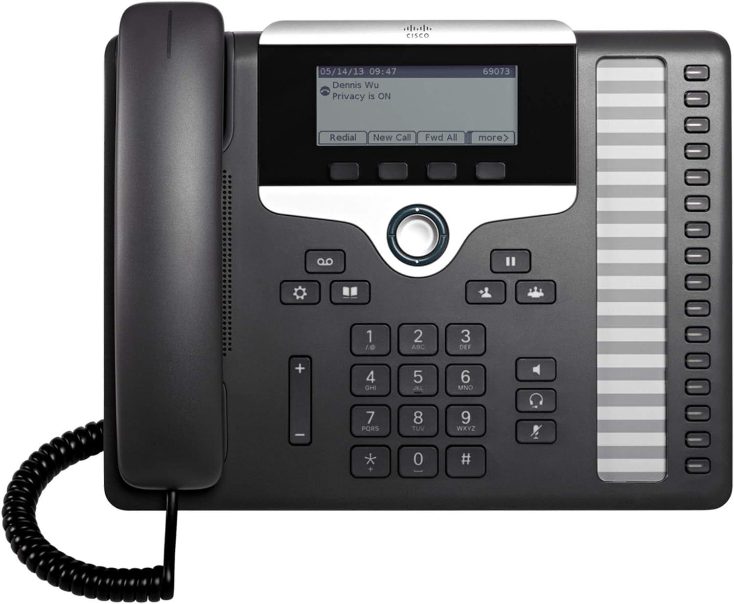 Cisco 7861 IP Phone (CP-7861-3PW-NA-K9=) - Black