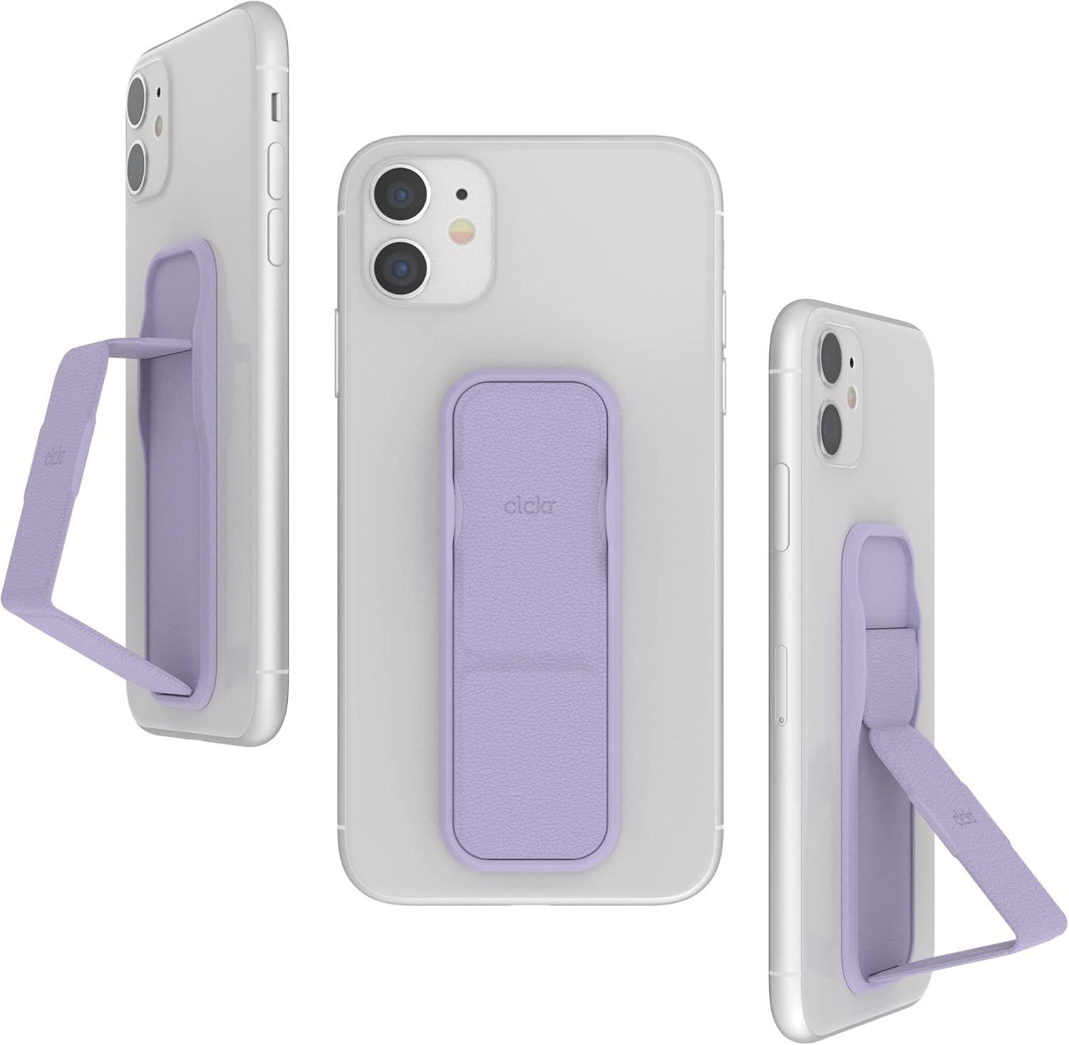 Clckr Grip & Stand Phone Grip - Purple