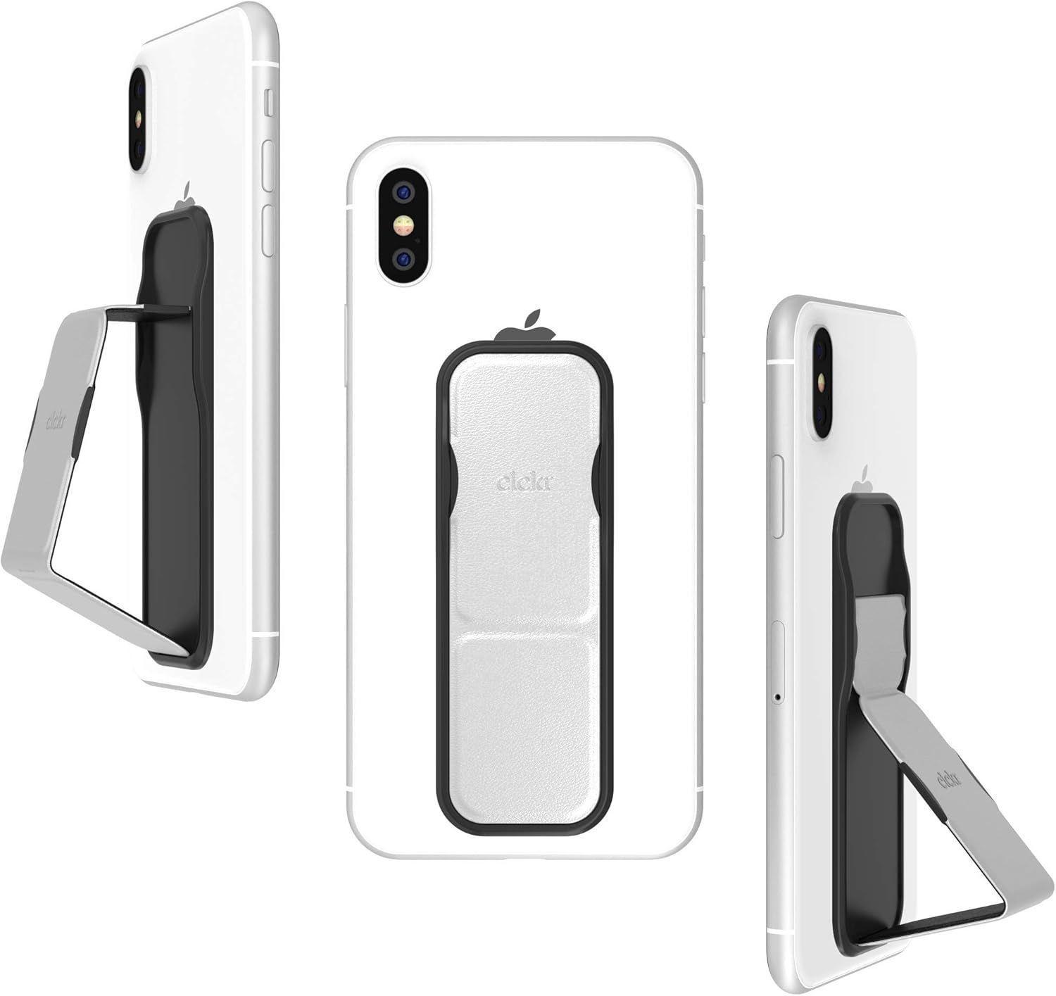 Clckr Grip & Stand Phone Grip - Silver