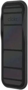 Clckr Reflective Phone Grip - Black