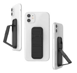 Clckr Stand & Grip Pebbled Line Phone Grip - Black