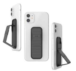 Clckr Stand & Grip Pebbled Line Phone Grip - Grey