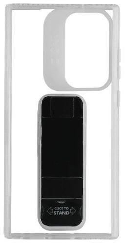 CLCKR Stand & Grip Phone Case for Galaxy S23 Ultra - Clear/Black