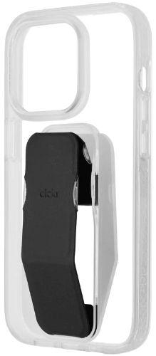 CLCKR Stand & Grip Phone Case for iPhone 13 Pro - Clear/Black