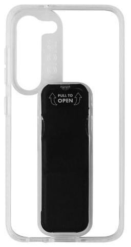 CLCKR Stand & Grip Series Phone Case for Galaxy S23 - Clear/Black