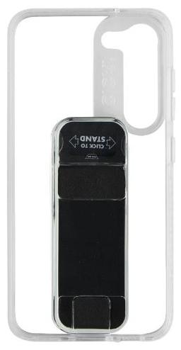 CLCKR Stand & Grip Series Phone Case for Galaxy S23 - Clear/Black