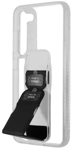 CLCKR Stand & Grip Series Phone Case for Galaxy S23 - Clear/Black