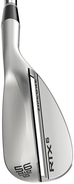 Cleveland RTX 6 ZipCore Tour Satin Full Grind Wedge - Golf Club - Lob Wedge - 58° Loft - Wedgeflex Flex - True Temper Dynamic Gold Tour Issue Spinner Shaft - Men