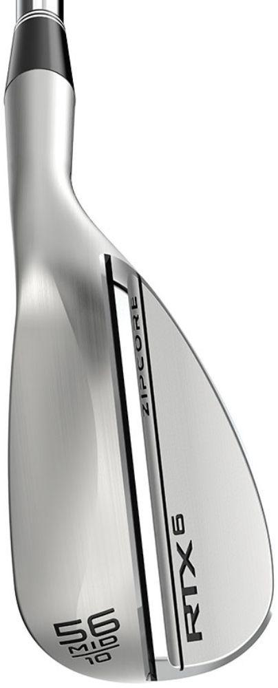 Cleveland RTX 6 ZipCore Tour Satin Full Grind Wedge - Golf Club - Lob Wedge - 58° Loft - Wedgeflex Flex - True Temper Dynamic Gold Tour Issue Spinner Shaft - Men