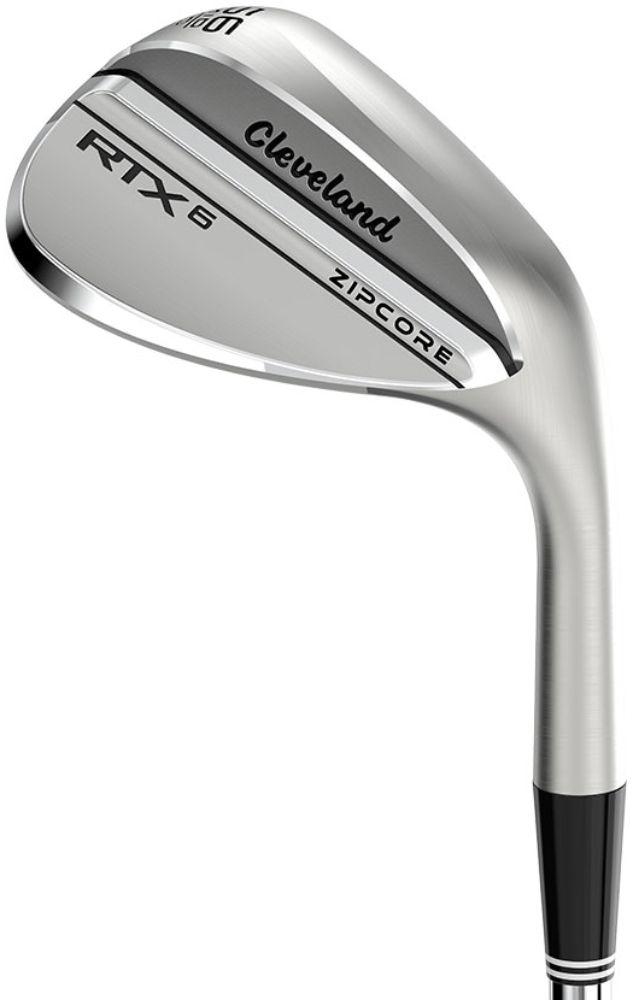 Cleveland RTX 6 ZipCore Tour Satin Mid Grind Wedge - Golf Club - Left Handed - Sand Wedge - 56° Loft - Wedgeflex Flex - True Temper Dynamic Gold Tour Issue Spinner Shaft - Men