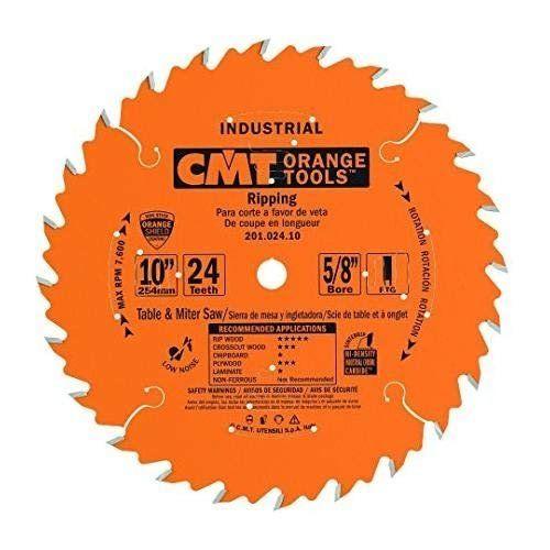 CMT  201.024.10 201-Series Saw Blade Ripping (3 pcs) - Orange - Premium