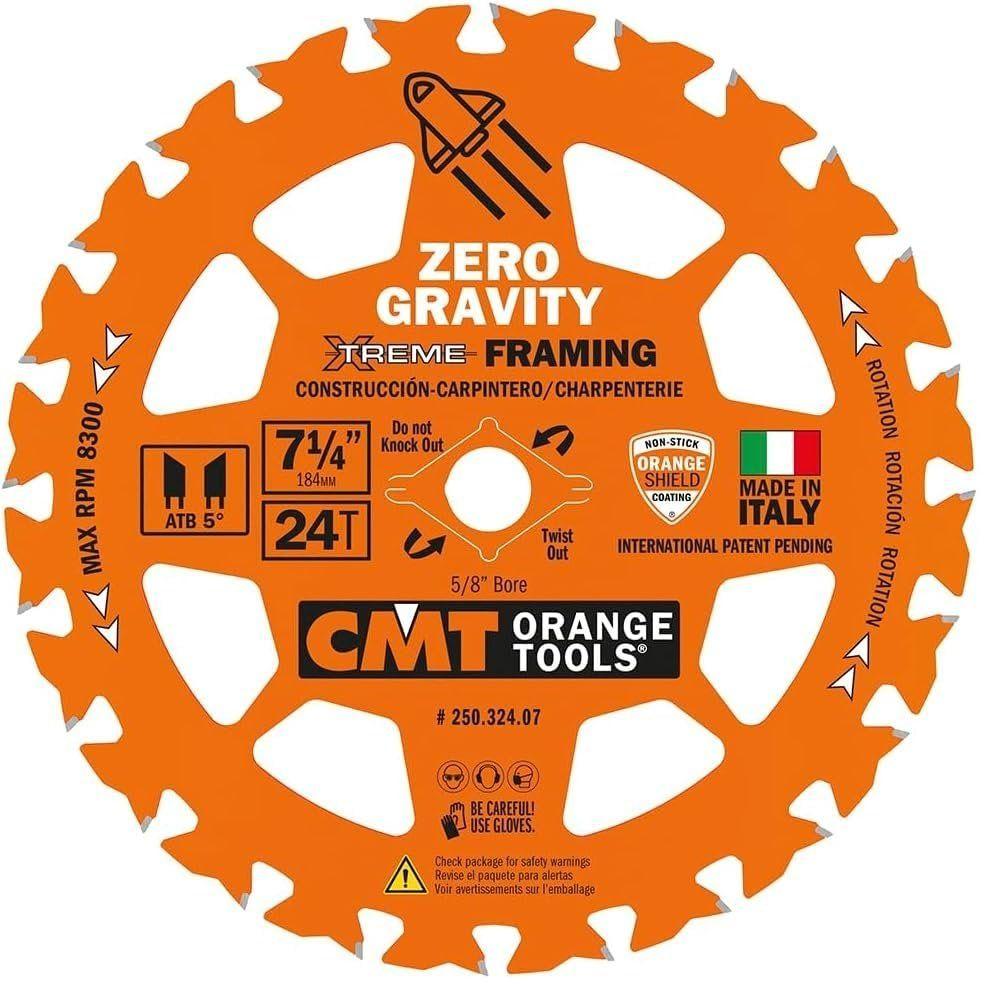 CMT  250.324.07-X10 Framing Zero Gravity 7-1/4”x5/8” (1 Pack) - Orange - Premium