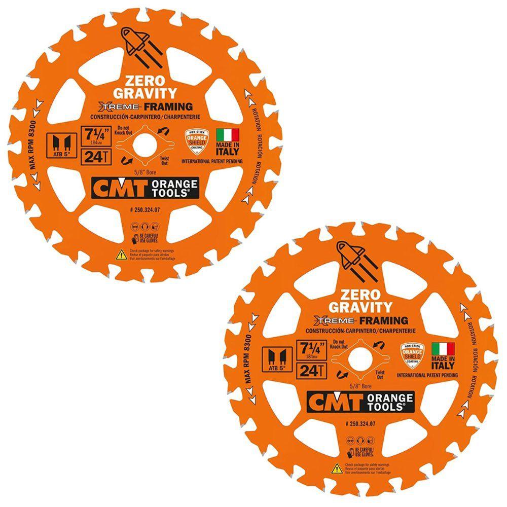 CMT  250.324.07-X10 Framing Zero Gravity 7-1/4”x5/8” (2 Pack) - Orange - Premium
