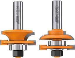 CMT 891.502.11 2-Piece Rail & Stile Bit Set - Orange