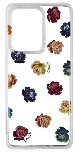 Coach New York Protective Case for Galaxy S20+ - Dreamy Peony Clear and Rainbow