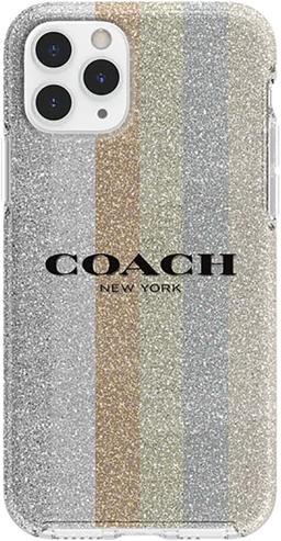Coach Protective Case for iPhone 11 Pro - Neutral Silver Glitter