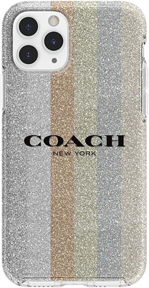 Coach Protective Case for iPhone 11 Pro - Neutral Silver Glitter