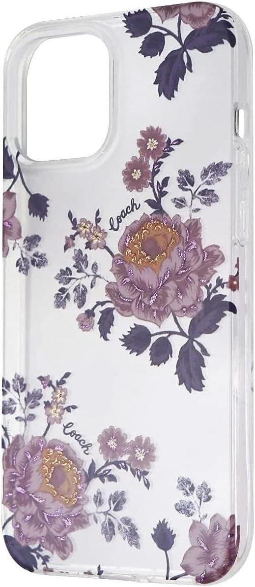 Coach Protective Phone Case for iPhone 12 Mini - Moody Floral Clear