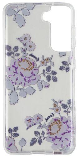 Coach Protective Phone Case for S21/S21 (5G) - Moody Floral Purple