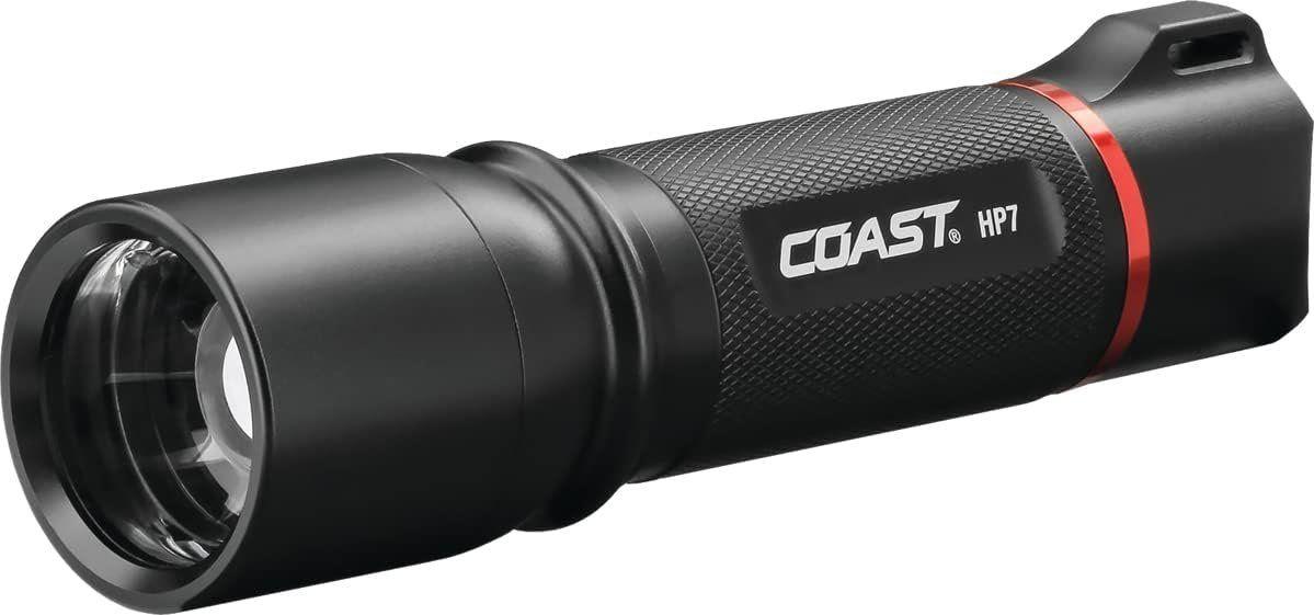 Coast  HP7 Focusing LED Flashlight - Black - Premium