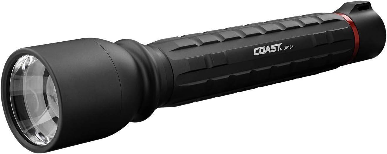 Coast  XP18R USB-C Rechargeable-Dual Power LED Flashlight - Black - Premium