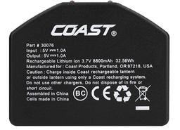 Coast Zithion-X USB-C Rechargeable ZX1010 Battery - Black