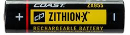 Coast ZX955 ZITHION-X Li-Ion Rechargeable Battery - Black