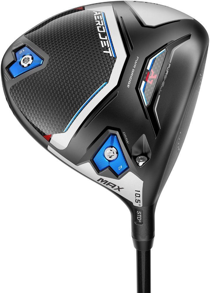 Cobra Aerojet MAX Driver 2023 - Project X HZRDUS Smoke Blue RDX 60 Shaft - Right Handed - 6.5 Flex - Standard Length - 9 Loft - Standard Lie Angle - Men - Good