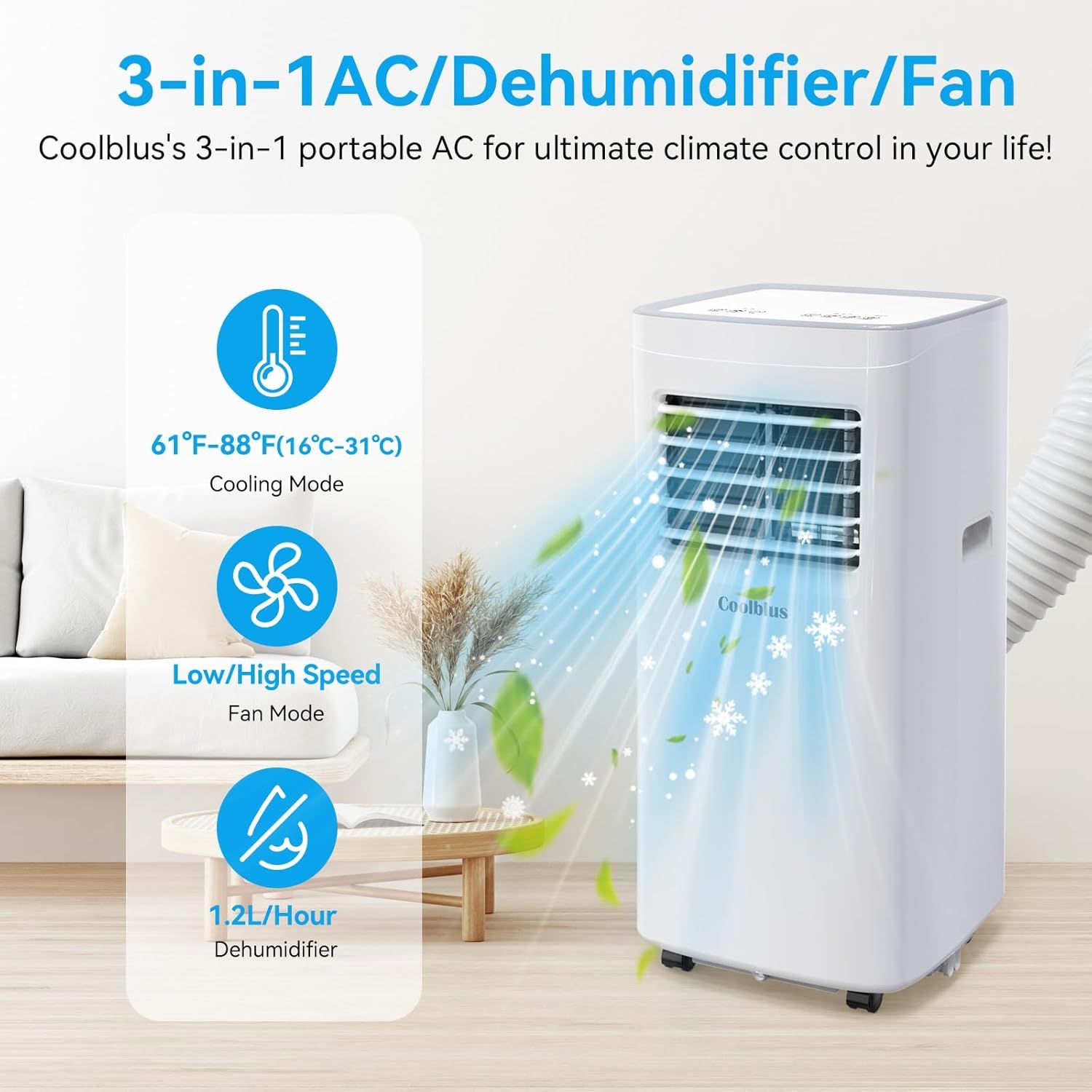 Coolblus Portable Air Conditioner A019K-05KR - White