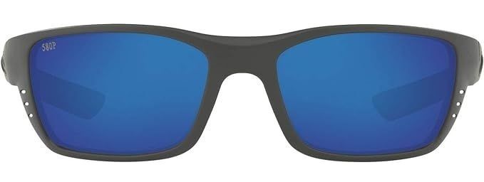 Costa Del Mar Men's Whitetip Sunglasses 06S9056 - Matte Grey/Blue Lens