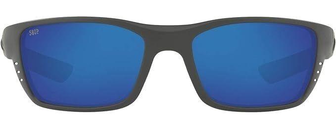 Costa Del Mar  Men's Whitetip Sunglasses 06S9056 - Matte Grey/Blue Lens - Excellent