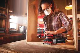 Craftsman CMEW230R 2 Amp 1/4 Sheet Sander - Red/Black