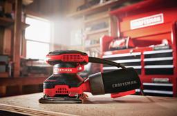 Craftsman CMEW230R 2 Amp 1/4 Sheet Sander - Red/Black