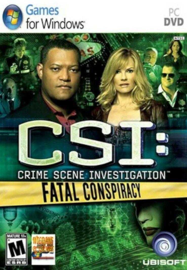 Ubisoft  CSI Fatal Conspiracy Mystery PC Video Game - Multicolor - Excellent