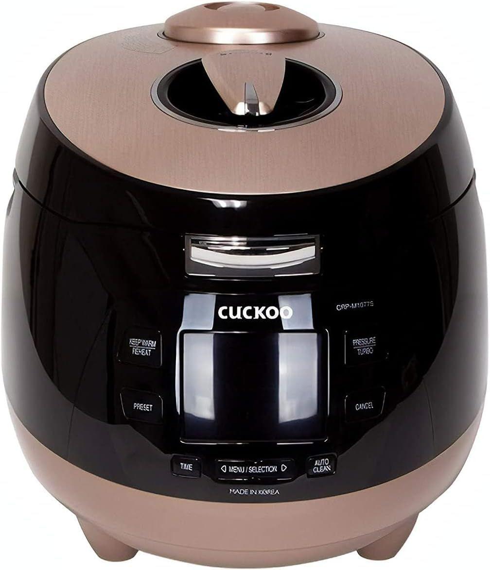 Cuckoo  10-Cup HP Pressure Rice Cooker (CRP-M1077S) - Black/Gold - Acceptable