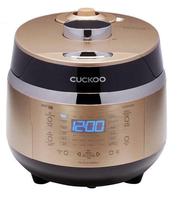 Cuckoo  3-Cup IH Pressure Rice Cooker (CRP-EHSS0309FG) - Gold/Black - Excellent