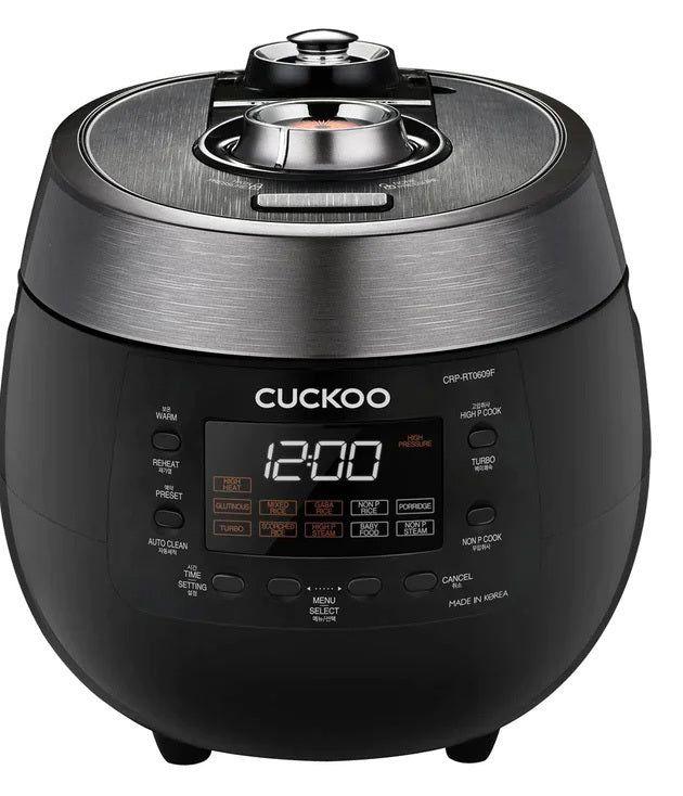 Cuckoo  6-Cup HP Twin Pressure Rice Cooker (CRP-RT0609F) - Black - Excellent