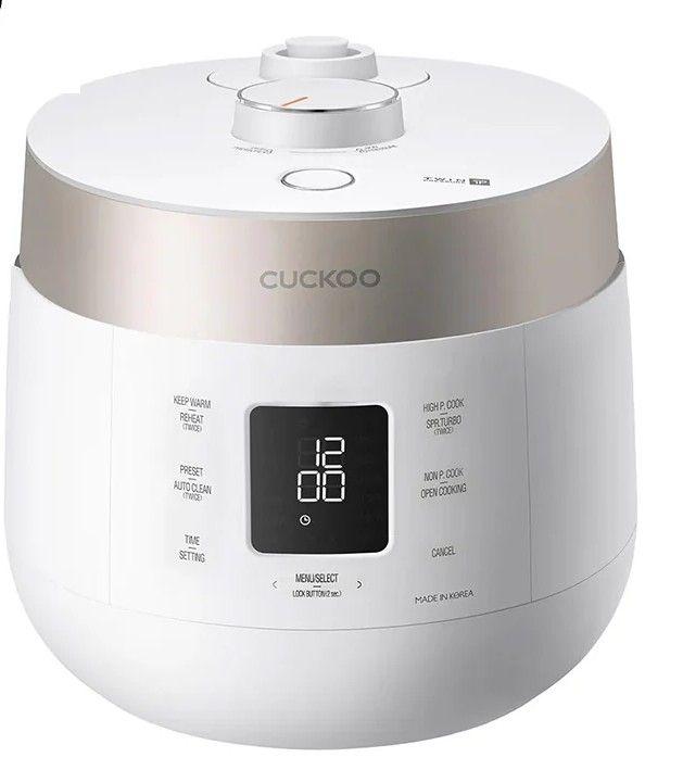 Cuckoo  6-Cup HP Twin Pressure Rice Cooker (CRP-ST0609F) - White - Acceptable