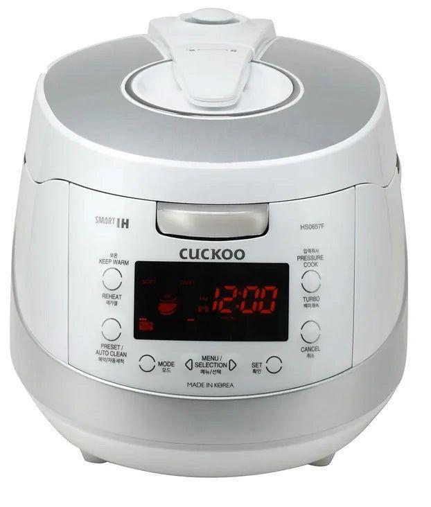 Cuckoo  6-Cup IH Pressure Rice Cooker (CRP-HS0657FW) - White/Silver - Acceptable